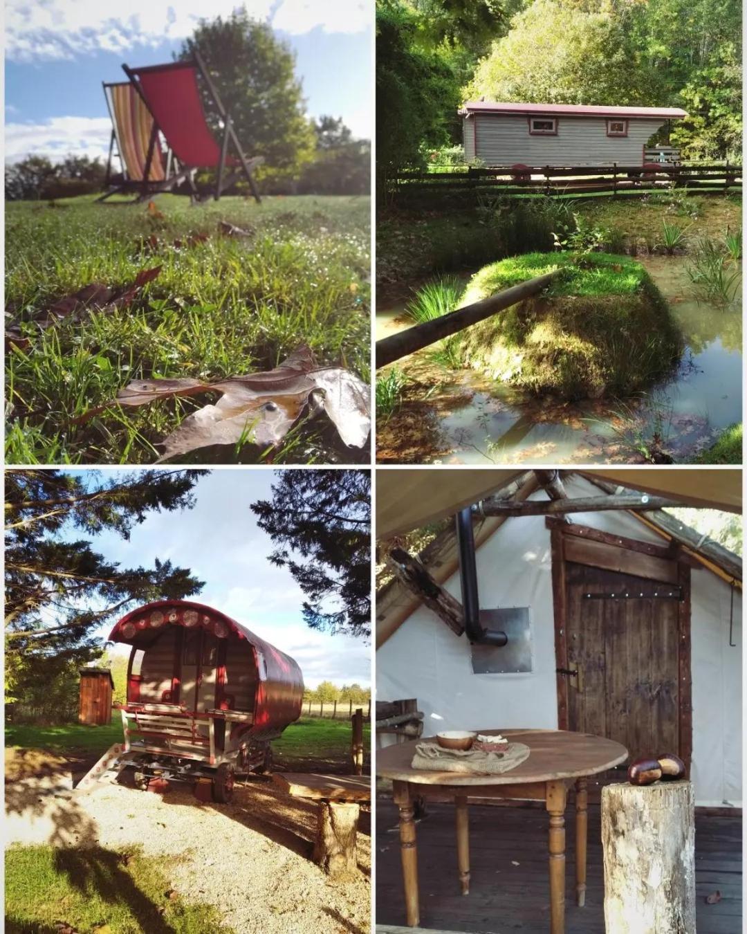 Roulotte Irlandaise Polly Hotel Saint-Vincent-en-Bresse ภายนอก รูปภาพ